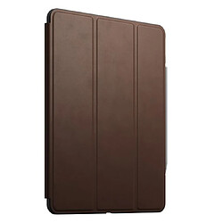 Nomad Étui Folio pour iPad Pro 11" 2021 Rugged en Cuir avec Emplacement Apple Pencil Marron pas cher