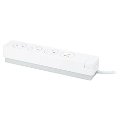 Otio Multiprise Easy Eject 3x2P+T (16A) - 2 ports USB - Mantéa - Zenitech