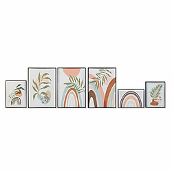 Cadre DKD Home Decor Feuille d'une plante (40 x 2,8 x 60 cm)