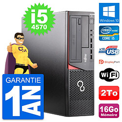 PC Fujitsu Esprimo E920 DT Intel i5-4570 RAM 16Go Disque 2To Windows 10 Wifi - Occasion