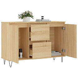 Acheter Maison Chic Buffet,Meuble de Rangement,commode pour salon,Cuisine chêne sonoma 104x35x70 cm bois d'ingénierie -MN49791