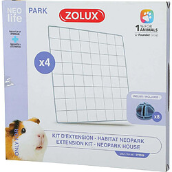 ZOLUX Extension pour cage modulable pour cochon d'inde Neolife park 1.10 m² Grilles.