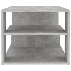 Acheter vidaXL Table basse gris béton 100x50x40 cm bois d'ingénierie