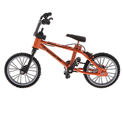 1:24 mini alliage doigt vélo vélo moulé sous pression modèle bureau gadget jouet orange
