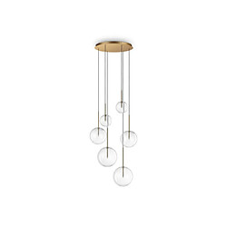 Ideal Lux Suspension Equinoxe Métal Laiton