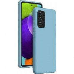 BigBen Connected Coque pour Galaxy A52/A52s Rigide en Silicone Soft Touch Bleu