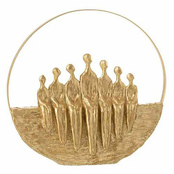 Paris Prix Statuette Déco 7 Personnages Cercle 30cm Or 