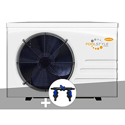 Pompe à chaleur 6 kW Inverter 06M Poolstyle + Kit by-pass Ø 32/38/50 mm 