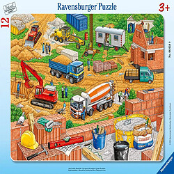 Ravensburger - 06058 0 - Puzzle - Les Travaux Chantier