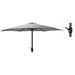 ProGarden Parasol de jardin Monica 270 cm gris clair 