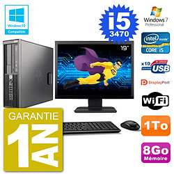 PC HP Z220 SFF Ecran 19" Core i5-3470 RAM 8Go Disque 1To Graveur DVD Wifi W7 - Occasion