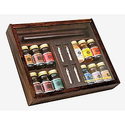 Raphael Coffret Calligraphie 12 encres de 10 ml + accessoires