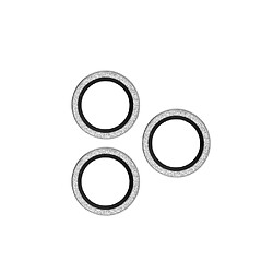 So Seven Protège-caméra pour Apple iPhone 14 Pro / 14 Pro Max Rings Antichoc Argent 