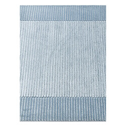 Vidal Tapis de couloir en laine 198x79 bleu Darya pas cher