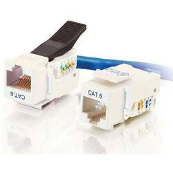 Cables To Go C2G Cat6 RJ45 UTP Toolless Keystone Jack