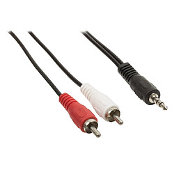 Ansell Aerzetix: Câble cordon adaptateur jack stéréo - RCA phono audio mâle-mâle 1.5m 1,5 mètres