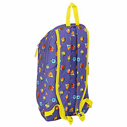 Avis Sac à dos enfant SuperThings Guardians of Kazoom Mini Violet Jaune (22 x 39 x 10 cm)