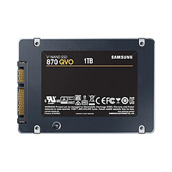 Samsung 870 QVO Disque Dur SSD Interne 1To 2.5" 560Mo/s SATA 6Go/s Noir