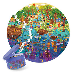 Universal Puzzle Jouets Éducatifs Peints à la main 3 6Y Puzzle Panels Boîtes rondes Cadeaux pour les enfants | 