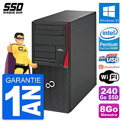 PC Tour Fujitsu Esprimo P720 Intel G3220 RAM 8Go SSD 240Go Windows 10 Wifi - Occasion