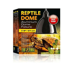 EXO TERRA Lampe Dome a reflecteur en aluminium L - Pour reptiles