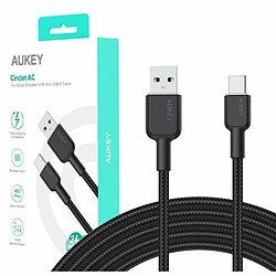 Câble USB-C vers USB Aukey CB-NAC1 Noir 1 m 