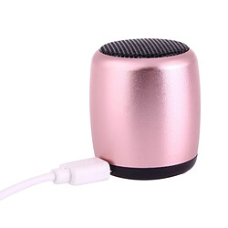 Wewoo Mini enceinte Bluetooth or rose Mini haut-parleur Bluetooth, appel mains-libres de et ampère Photo Obturateur à distance Fonction TWS pas cher