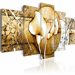 Paris Prix Tableau Imprimé The Secret of Calla Lily Beige 100 x 200 cm 