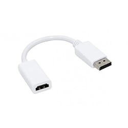 ADAPTATEUR DisplayPort M vers HDMI femelle CONNECTLAND Supporte jusqu'à 3840x2160/30Hz 4K Réf. 0301668-AD-DP-M-TO-HDMI-F