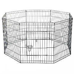 Avis Bcelec Parc à Chiots, enclos pour chiens et autres animaux, 8 panneaux 76x61, modulable