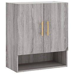 Maison Chic Armoire murale,Meuble de Rangement pour salon,cuisine sonoma gris 60x31x70 cm bois d'ingénierie -MN96184