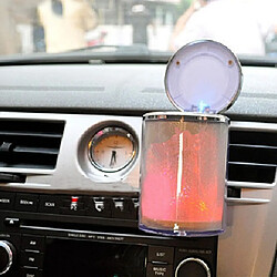 Cendrier de voiture, facile Nettoyer Voiture Cendrier avec Couvercle Bleu Led Lumière et Amovible Léger pour Plus de Voiture Porte-Gobelet-Bleu pas cher