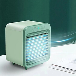 Universal Ventilateur de refroidissement d'air portable USB Lampe de climatisation Ventilateur de refroidissement d'air de bureau Humidificateur Purificateur pour bureau Chambre à coucher