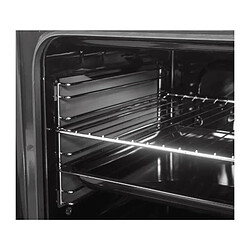 Cuisiniere vitrocéramique CONTINENTAL EDISON CECV60FCS - 4 feux - L58,8 xP61 xH83 cm - Silver pas cher