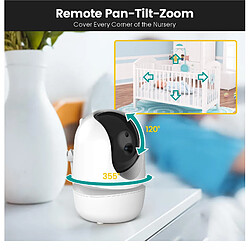 4.3 Pouces Bébé Moniteur Réglable Caméra Bébé Garde Bébé Moniteur De Vision Nocturne Voix Interphone