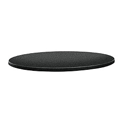 Plateau de table rond anthracite 70cm - Topalit