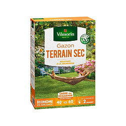 VILMORIN Semences de gazon rustique pour terrain sec - 1 kg