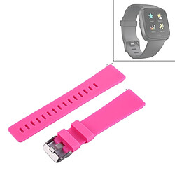 Wewoo Bracelet pour montre connectée Fitbit Versa Simple Mode De En Silicone Magenta 