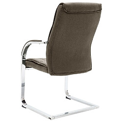 Acheter Maison Chic Chaise Gaming | Chaise de bureau Ergonomique Fauteuil cantilever Taupe Tissu -GKD65897