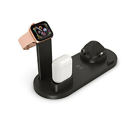 Chargeur sans fil pour Apple Watch et AirPods, station de charge sans fil 3 en 1, chargeur sans fil rapide 7,5 W pour iPhone 12/12 Pro / 12 Pro Max / 12 Mini / 11 / X / 8, chargeur 10 W pour Samsung