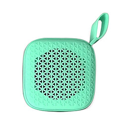 Yonis Mini Enceinte Bluetooth Portable Etanche Subwoofer 3W Mini Enceinte Bluetooth Portable 3W Waterproof Avec Fonction Mains-Libres Et Subwoofer Vert YONIS