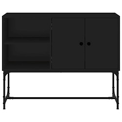 Acheter vidaXL Buffet noir 100x40x79,5 cm bois d'ingénierie