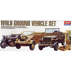 Academy Maquette Véhicule Wwii Ground Vehicle Set