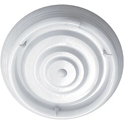 Plafond CIRCE rond avec clou 1xG10q T9 circ. H9xP.46cm Blanc 