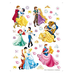 Bebe Gavroche 36 Stickers géant Prince et Princesse Disney