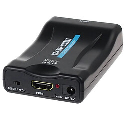 Mondpalast Convertisseur Péritel-HDMI - Adaptateur Scart vers HDMI 1080P HD