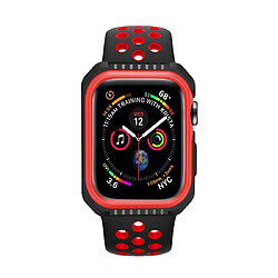 Acheter Wewoo Étui de protection bicolore antichoc Smart Watch pour Apple série 342 mm noirrouge