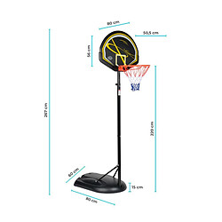 Avis Bumber Panier de Basket "Miami" Hauteur Réglable de 1,6m à 2,10m - ? 38cm- pied à roulettes