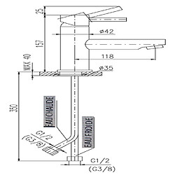 Avis Maison De La Tendance Mitigeur lavabo SEINA sans siphon