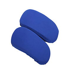 1 paire chaise accoudoir couvre élastique protecteur chaise bras couverture bleu marine